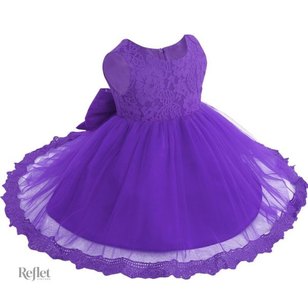 Robe de princesse bébé avec détails