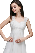 Robe de mariée princesse avec jupe ample