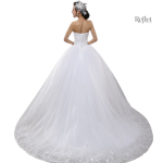 Robe de mariage bustier élégante et romantique