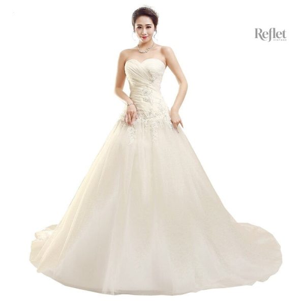 robe-de-mariee-princesse-champetre-1 Robe de mariée princesse champêtre élégante et raffinée