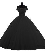 Robe de Mariée Imprimée avec Jupe Évasée