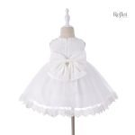 Robe princesse élégante pour cérémonie enfantine