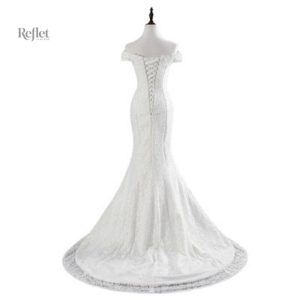 Robe de mariée style princesse, détails raffinés et volumineux