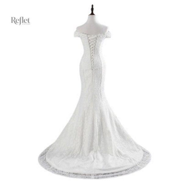 Robe de mariée style princesse, détails raffinés et volumineux