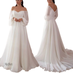 Robe de mariage princesse avec design décolleté séduisant