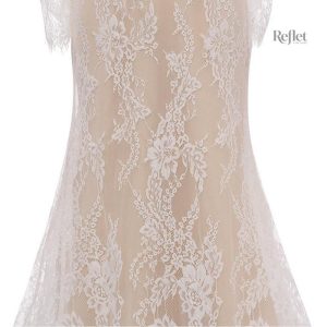Robe de princesse avec bras dentelés pour mariée