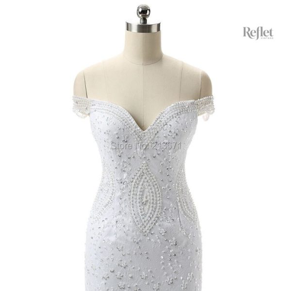 Robe de mariée raffinée, design en dentelle sophistiqué