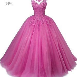 Robe de mariée princesse dos nu élégante et romantique