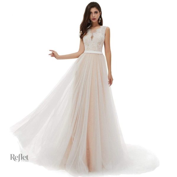 robe-de-mariee-princesse-dos-v-1 Robe de mariée princesse dos V