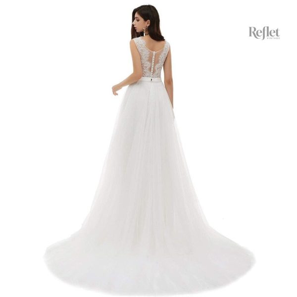 Robe de mariée classique au style princesse