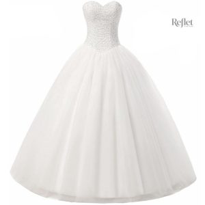 Robe de mariée princesse élégante blanc