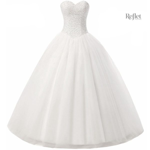 robe-de-mariee-princesse-elegante-1 Robe de mariée princesse élégante blanc