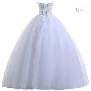 Robe de mariée style princesse avec traîne