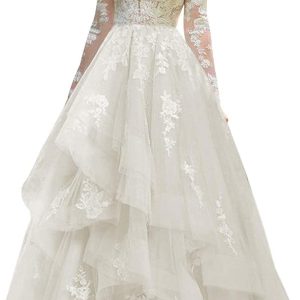 Robe de mariée princesse en dentelle