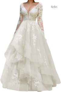 Robe de style princesse en dentelle délicate