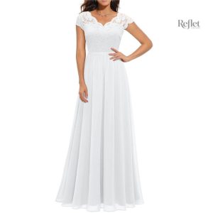 Robe de mariée princesse en soie élégante et raffinée