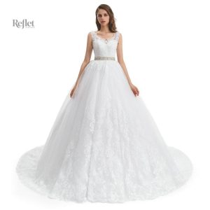 Robe de mariée princesse élégante pour un mariage féerique