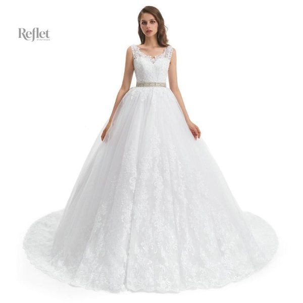 robe-de-mariee-princesse-et-soiree-1 Robe de mariée princesse élégante pour un mariage féerique