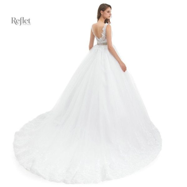 Robe de mariage princesse, silhouette raffinée et romantique