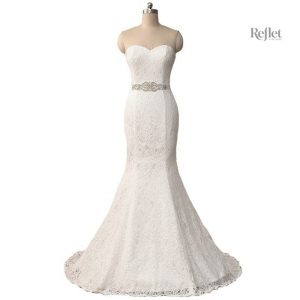 Robe de mariée grande taille style princesse