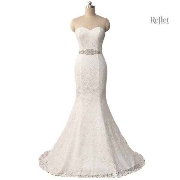 Robe de mariée grande taille style princesse