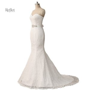 Robe princesse en taille plus pour mariage