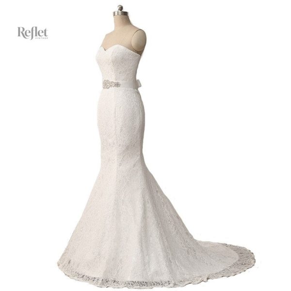 Robe princesse en taille plus pour mariage