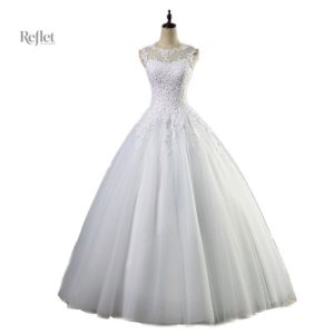Robe de mariée princesse en dentelle