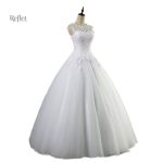 Robe élégante avec détails en dentelle pour mariée