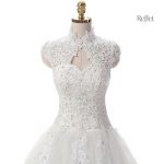 Robe de mariage élégante, design princesse, lacet décoratif