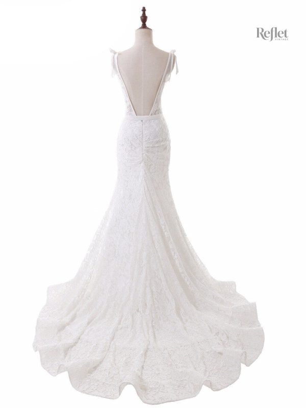 Robe de mariée sexy à traîne longue, silhouette princesse