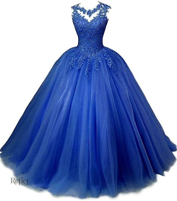 robe-de-mariee-princesse-luxe-1 Robe de mariée princesse luxe en tulle et satin