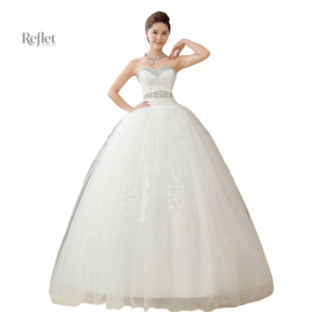 Robe de mariée princesse pour femme petite