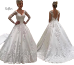 Robe de mariée princesse, silhouette flatteuse, style romantique