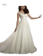 Robe de mariée princesse en satin