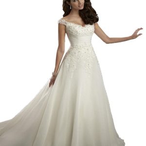 Robe de mariée princesse en satin