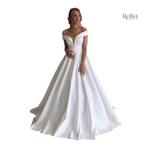 Robe de mariée princesse sexy, silhouette élégante et raffinée