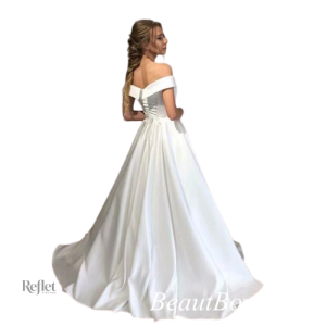 Robe de mariée princesse, style sexy avec jupe volumineuse