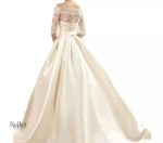 Vêtement nuptial inspiré des princesses, style minimaliste