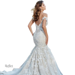 Robe de mariée princesse au style sirène, design romantique