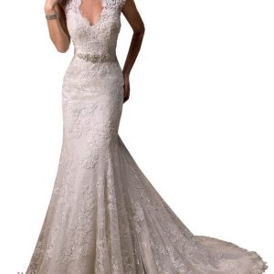 Robe de mariée princesse en soie