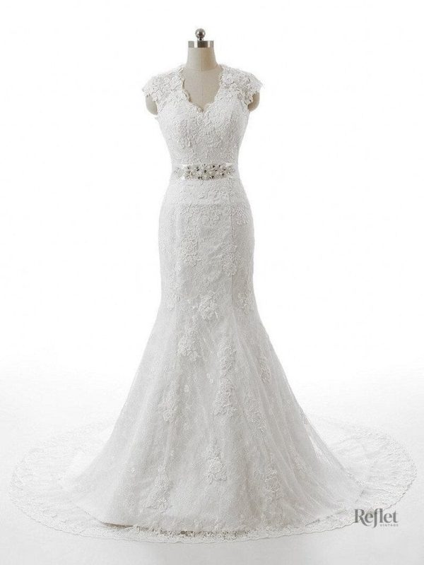 Robe soyeuse au style princesse
