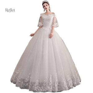Robe de mariée princesse en tulle