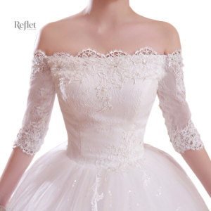 Robe princesse avec détails vintage pour un look féerique