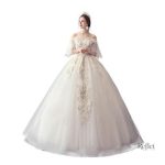 Robe de mariée princesse en dentelle élégante