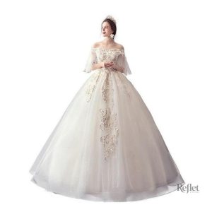 Robe de mariée princesse en dentelle élégante
