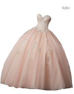 Robe de mariée rose princesse