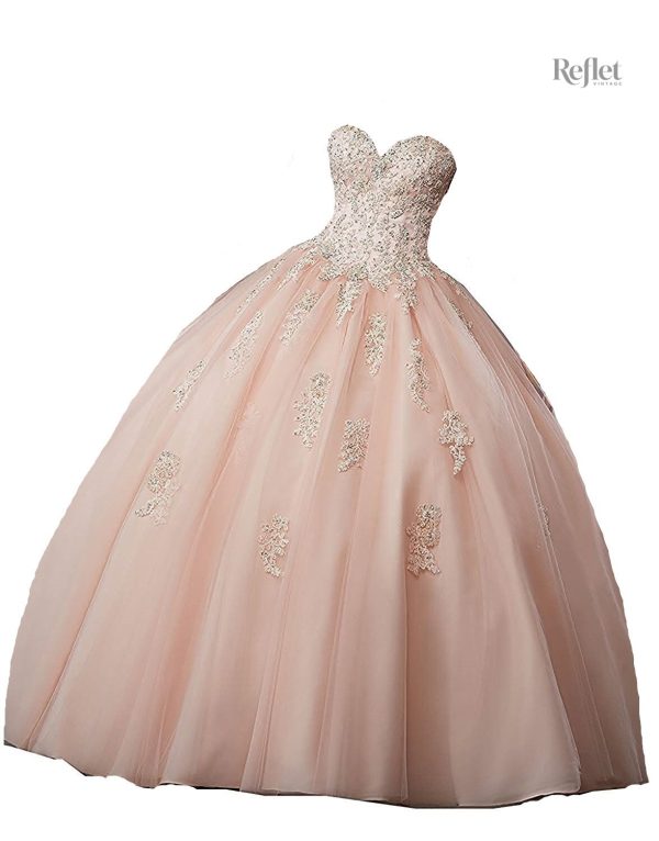 robe-de-mariee-rose-princesse-1 Robe de mariée rose princesse