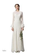 Robe de mariée vintage années 40, élégance intemporelle