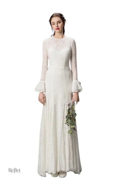 robe-de-mariee-style-annees-40-1 Robe de mariée vintage années 40, élégance intemporelle